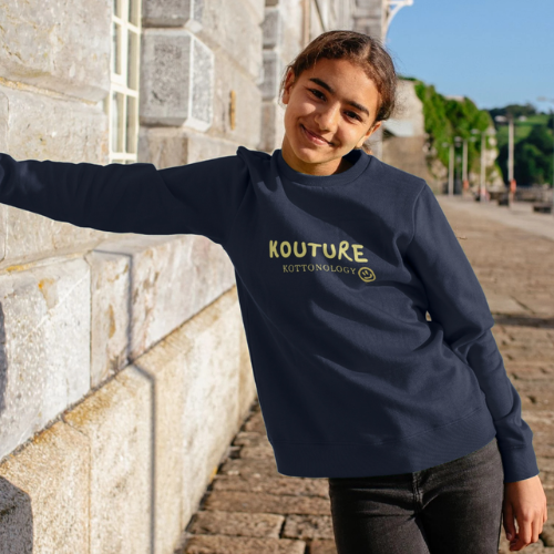 Girls Navy Sweatshirt