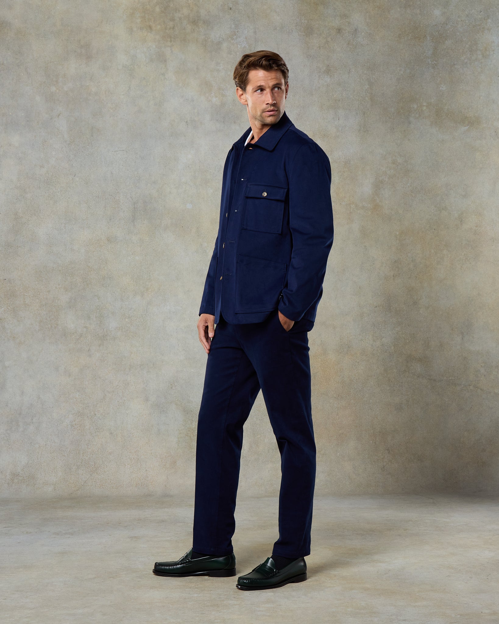 Batch 06 - Mens Pacific Blue Cotton Suit