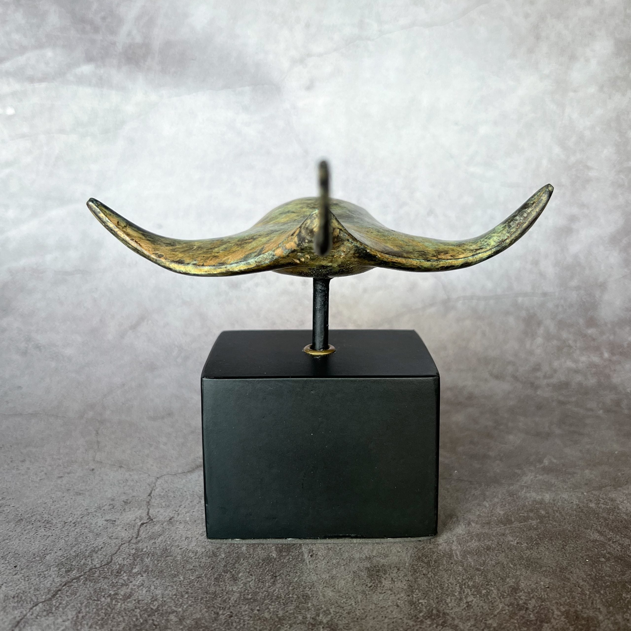 Manta Ray in Patinated Bronze, Small