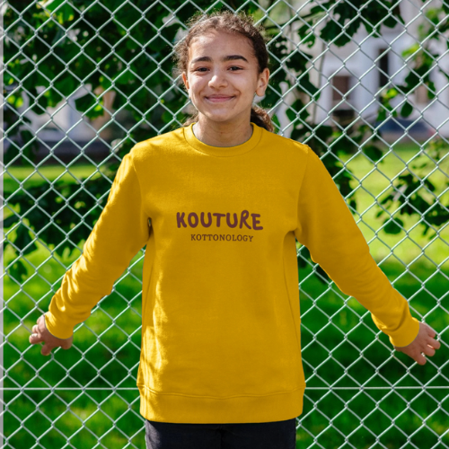 Girls Yellow Sweatshirt