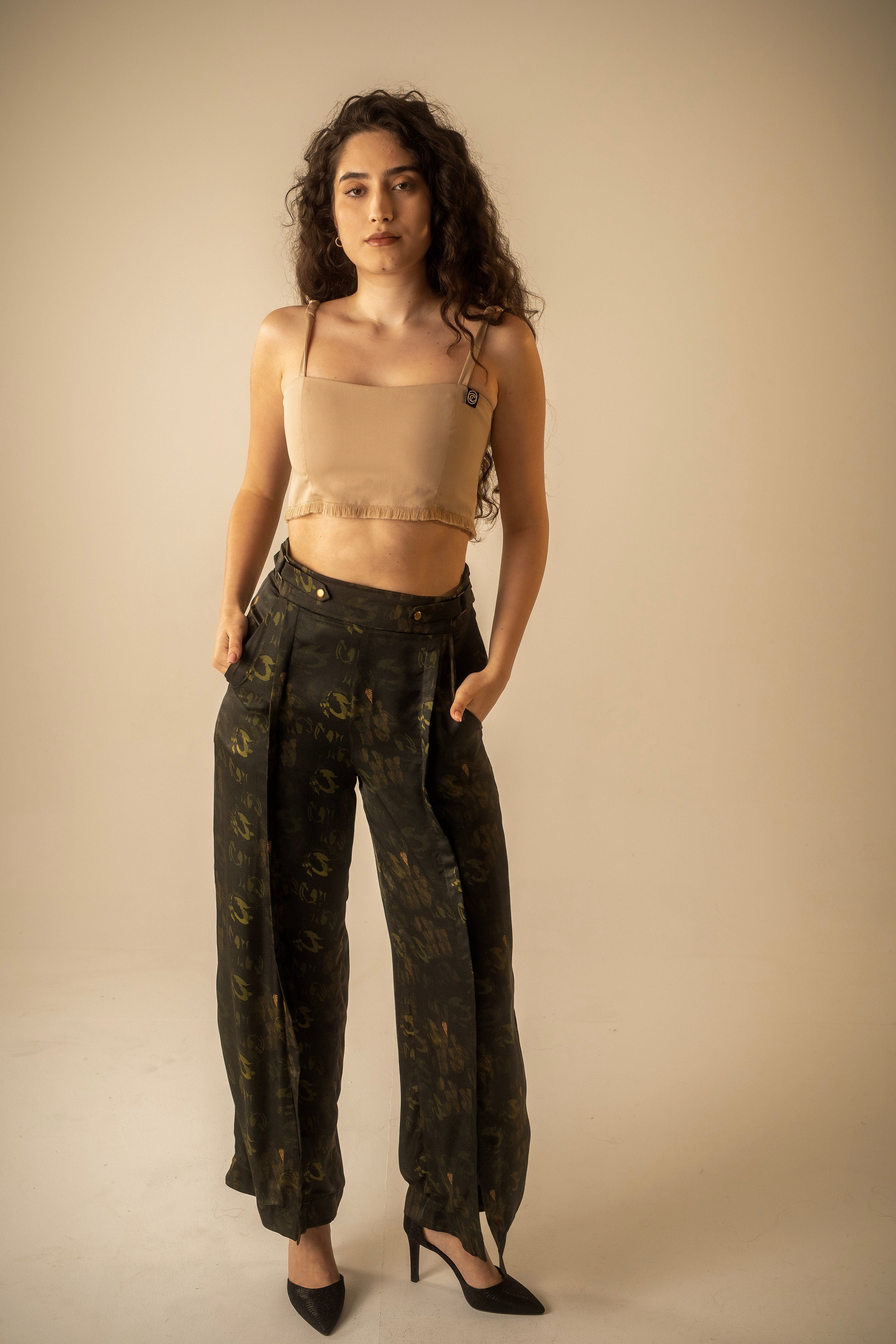 Stone Crop Fringe Bralette