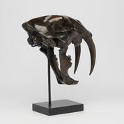 Bronze Rustic Sabertooth Tiger