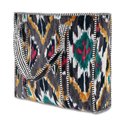 The Ultimate Ikat Velvet Tote