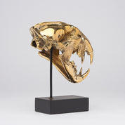 Polished Bronze Snow Leopard