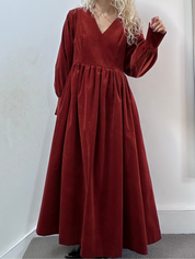 MICHELLE MAXI DRESS Corduroy