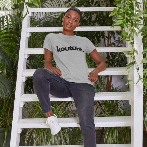 Womens Grey Organic Cotton Kottonology T-Shirt