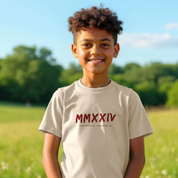 Oat-Coloured Boys T-Shirt