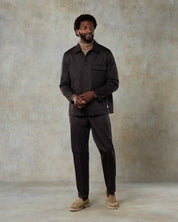 Batch 06 - Mens Dark Chocolate Wool Herringbone Suit