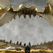 Polished Bronze Mako Shark Jaw
