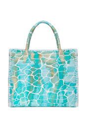 AQUA PEBBLES BARBADOS BEACH BAG