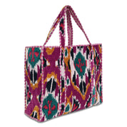 The Ultimate Ikat Velvet Tote