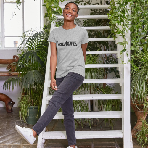 Womens Grey Organic Cotton Kottonology T-Shirt