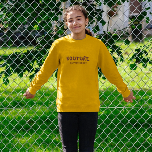 Girls Yellow Sweatshirt