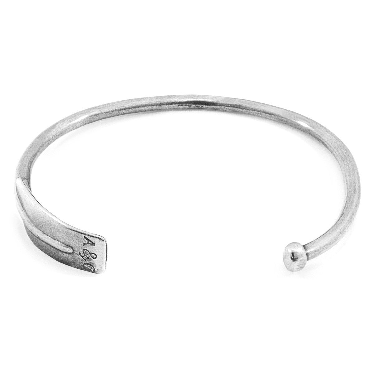 Paddle Navigation Silver Bangle