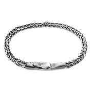 Staysail Double Sail Silver Chain Bracelet