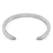 Cason Square Maxi Wayfarer Silver Bangle