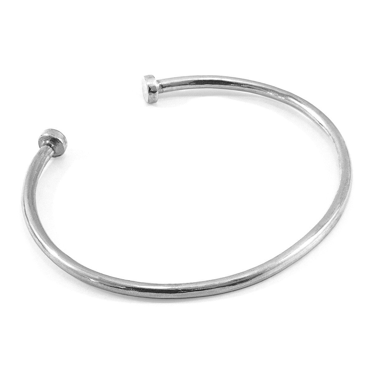 Ditton Round Midi Wayfarer Silver Bangle