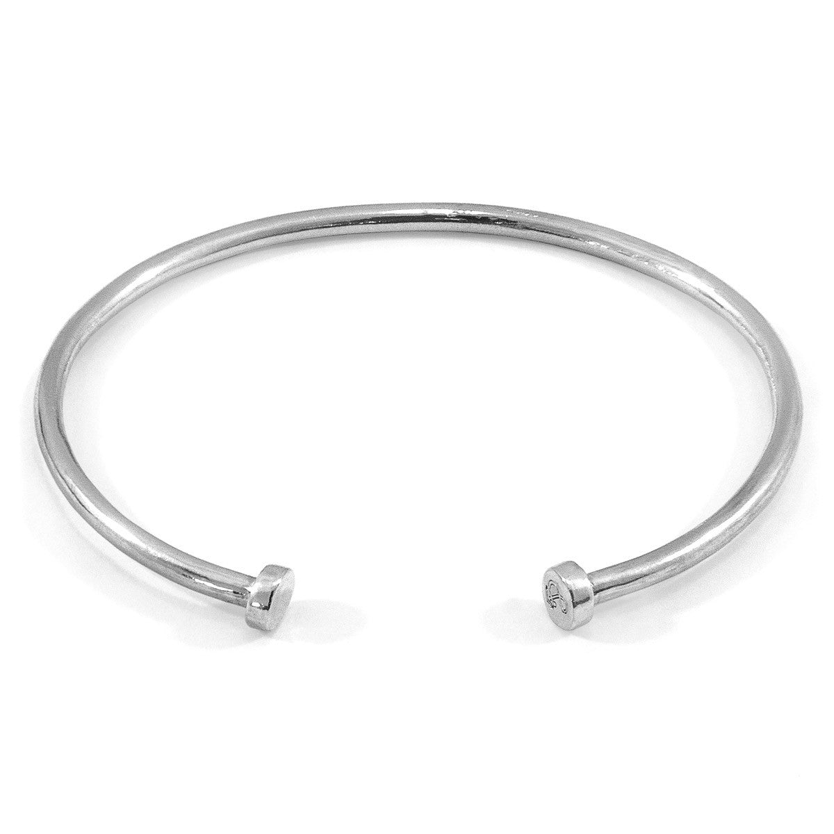 Ditton Round Midi Wayfarer Silver Bangle