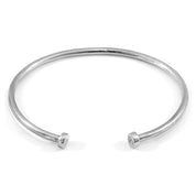 Ditton Round Midi Wayfarer Silver Bangle