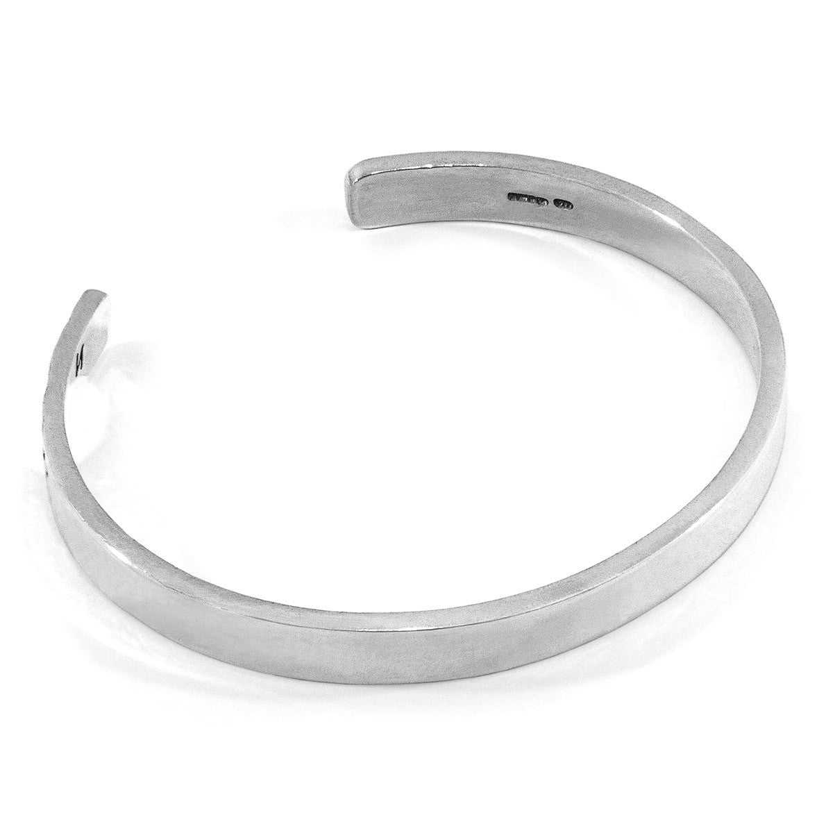 Russell Compass Cutout Wayfarer Silver Bangle