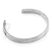 Tullett Paddle Cutout Wayfarer Silver Bangle