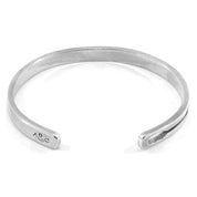 Tullett Paddle Cutout Wayfarer Silver Bangle