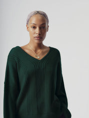 ANYA - Fine Merino Wool Jumper Ivy