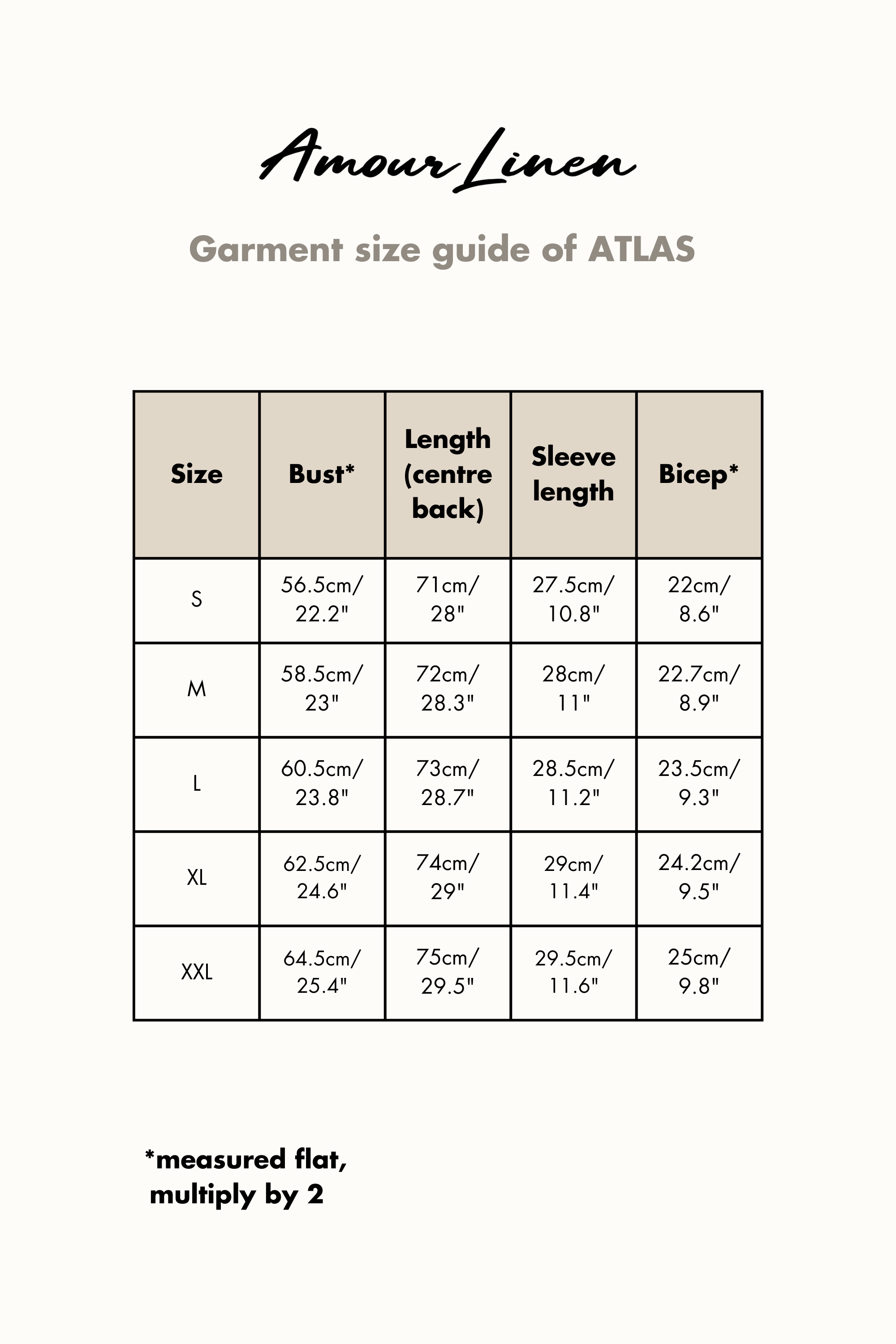 Linen top ATLAS