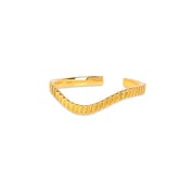 Bloom Gold Stacking Ring (adjustable)