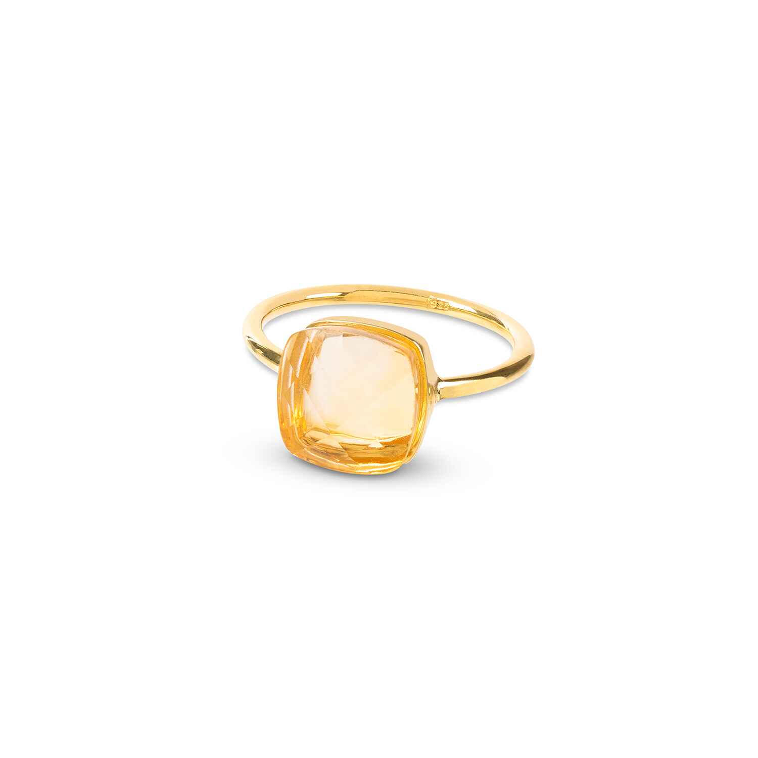 Sophia Citrine Gold Ring