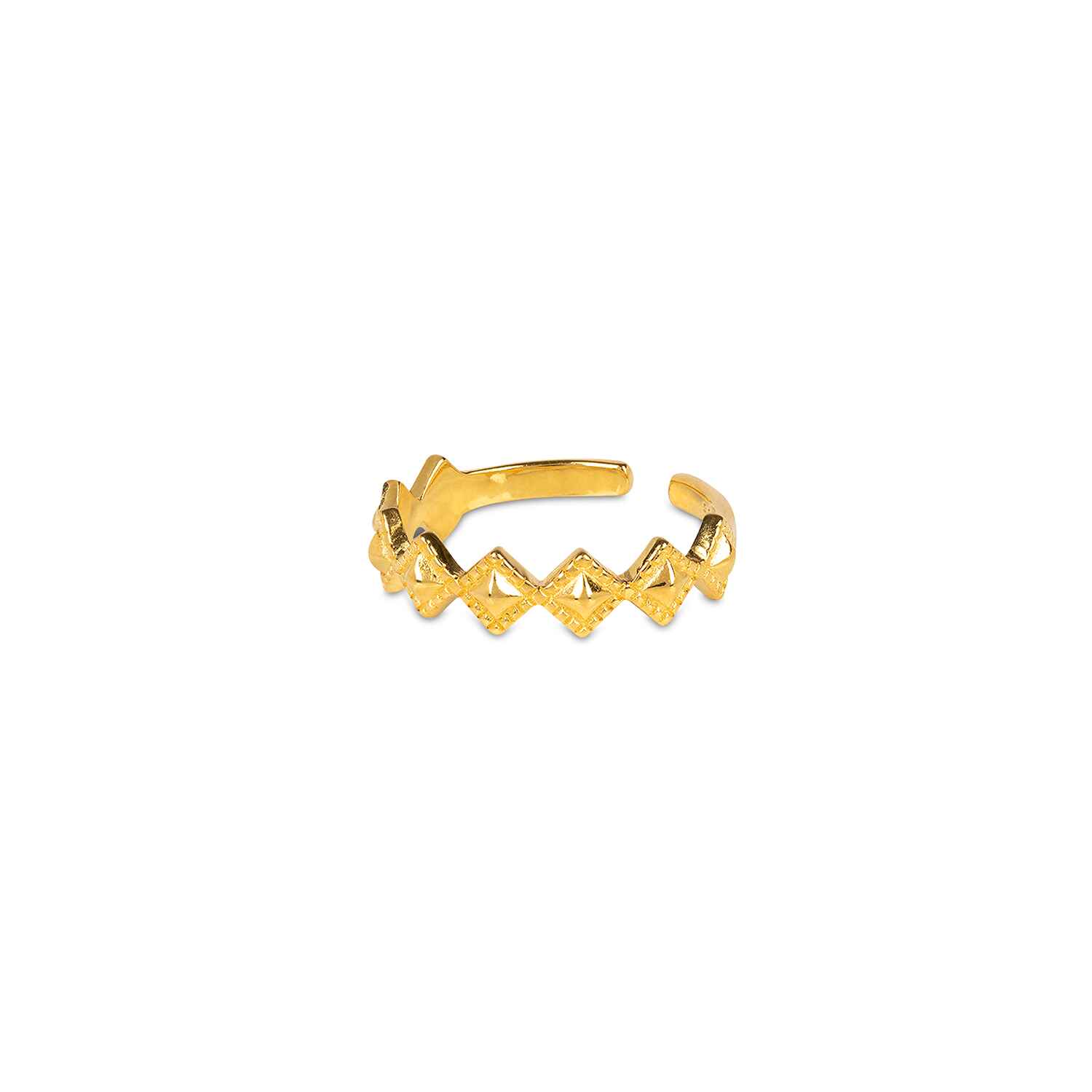 Tellus Gold Stacking Ring (adjustable)