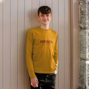 Boys Long Sleeve T-Shirt in Mustard Yellow