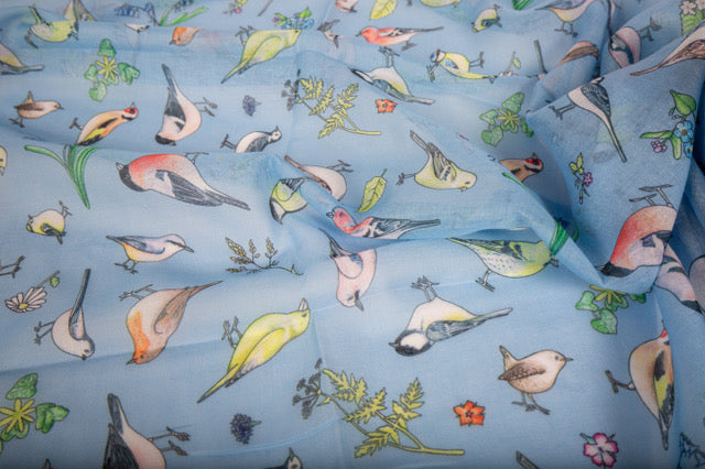 Recycled Bottle Scarf - Birds