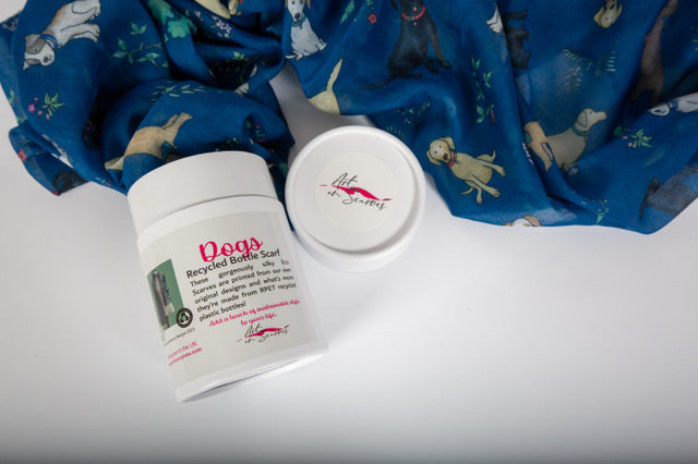 Recycled Bottle Scarf - Dogs