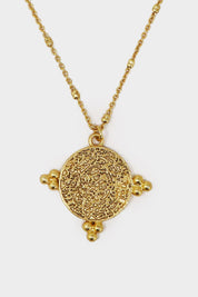India Gold Coin Necklace | Gold