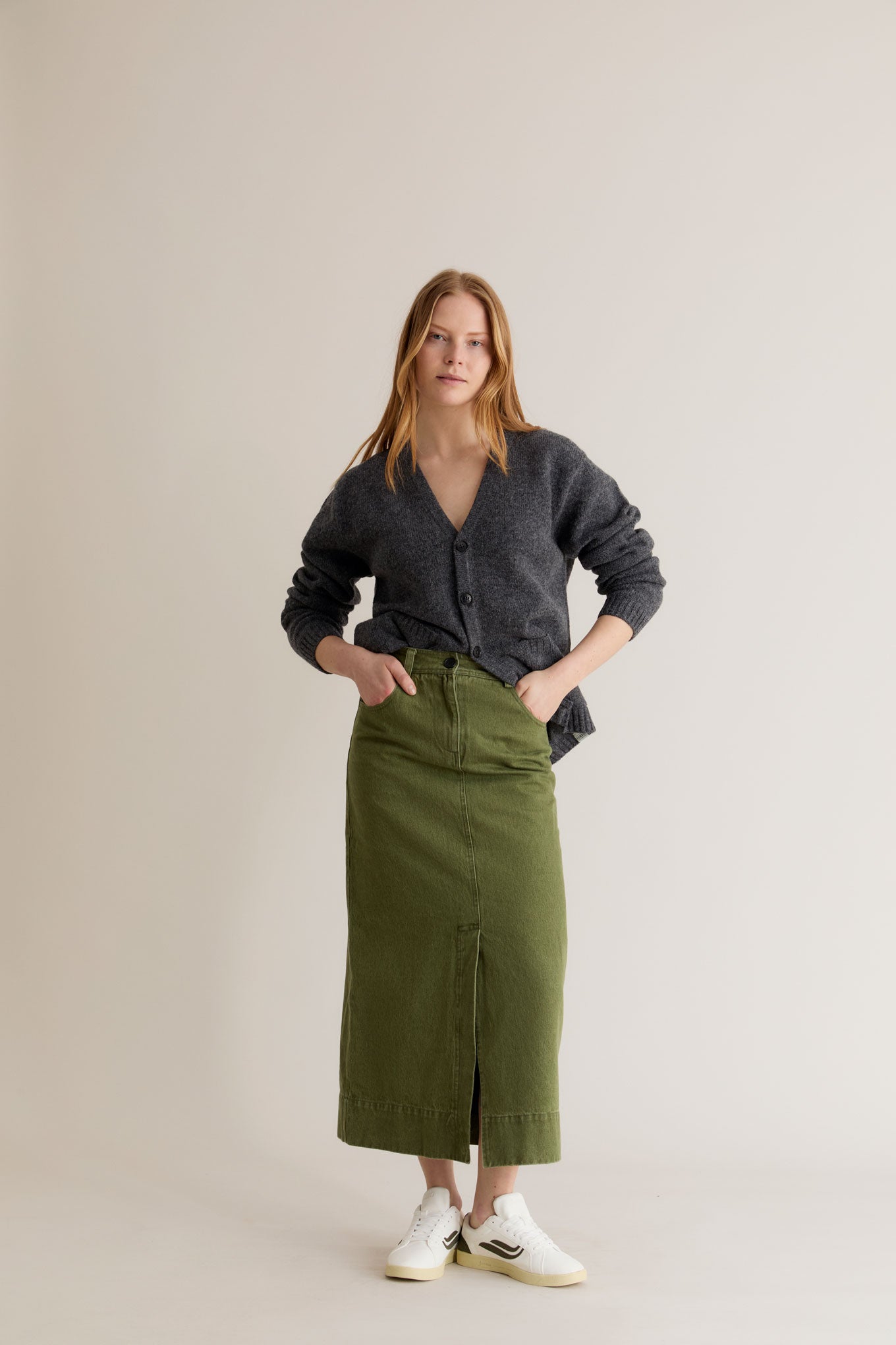 GRACE SKIRT - Green Wash