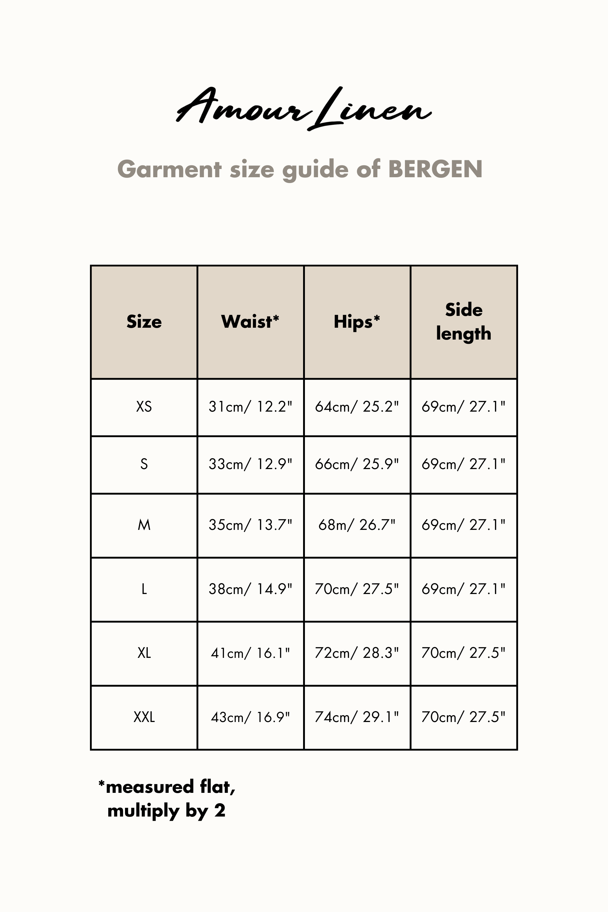 Bergen mid-length linen skirt