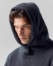 Reversible Hoodie | Black / Moleskin