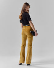 Corduroy Flare Trousers | Honey