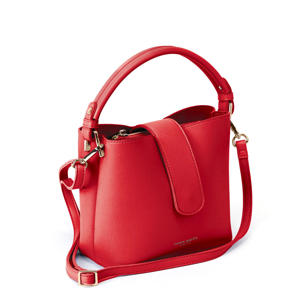 Campo Marzio Wendy Bucket Bag - Cherry Red