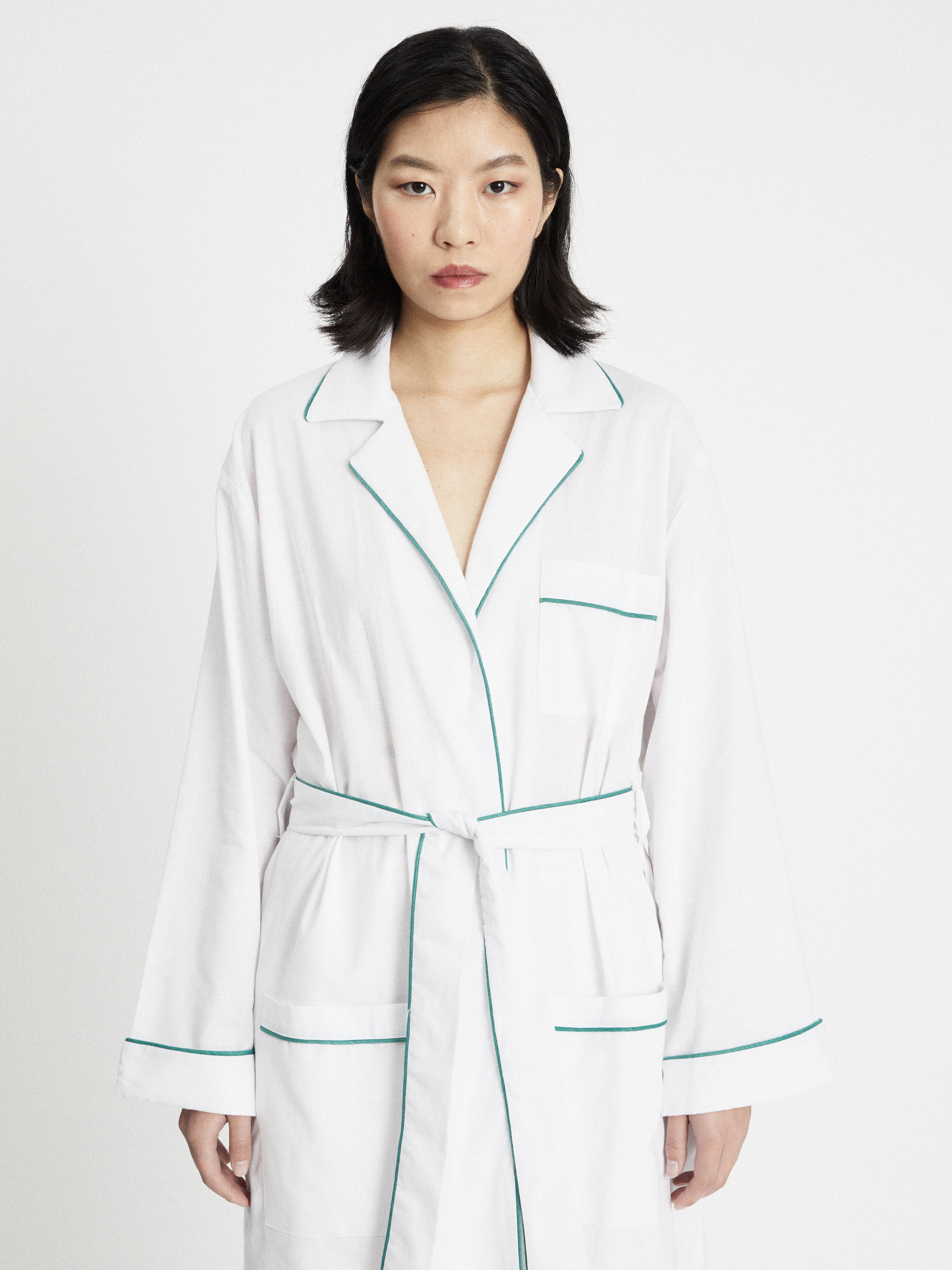 Oxford robe - White