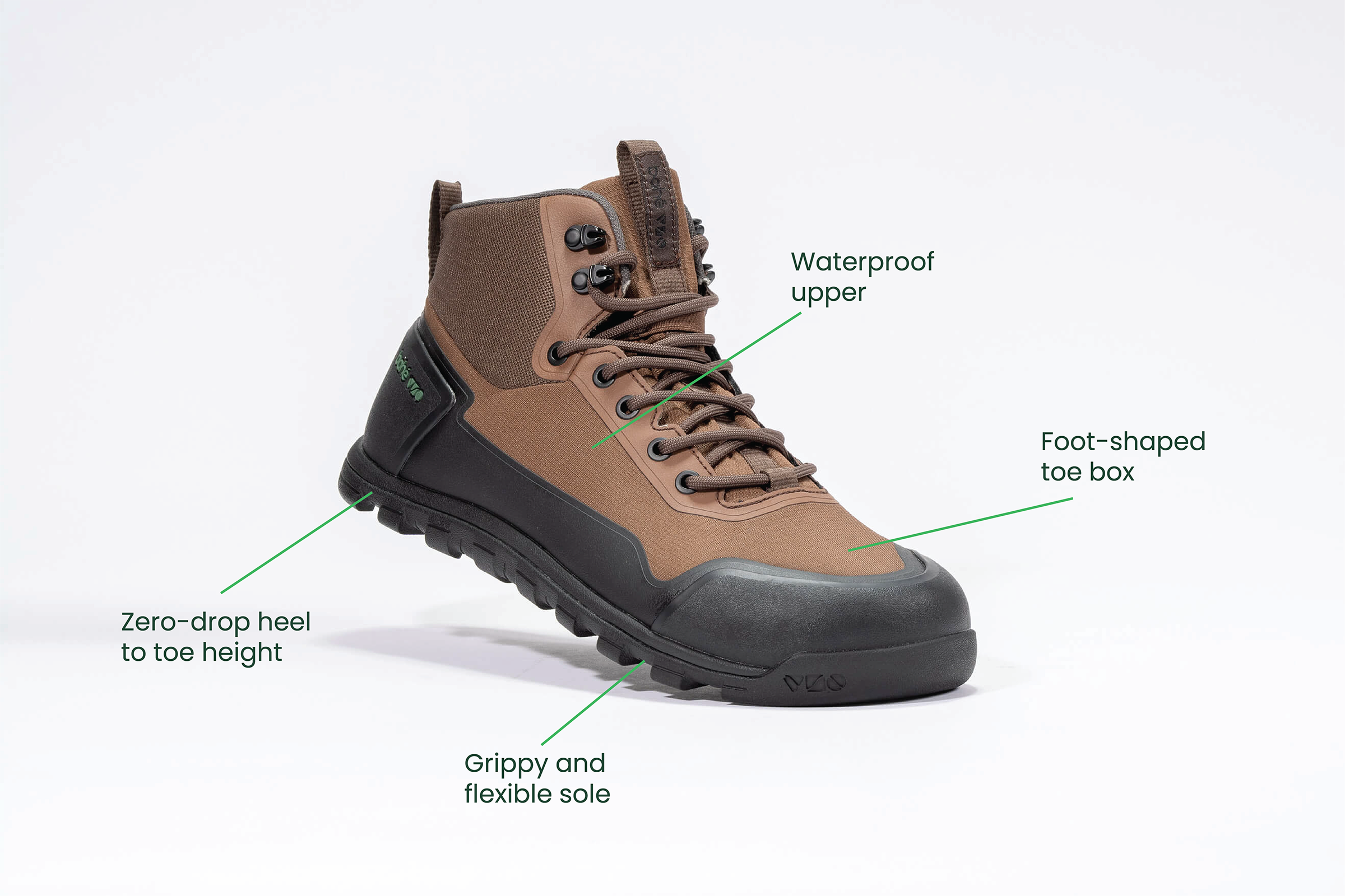 Rediscover Grounding Barefoot Hiking Boot (Men's) - Bark