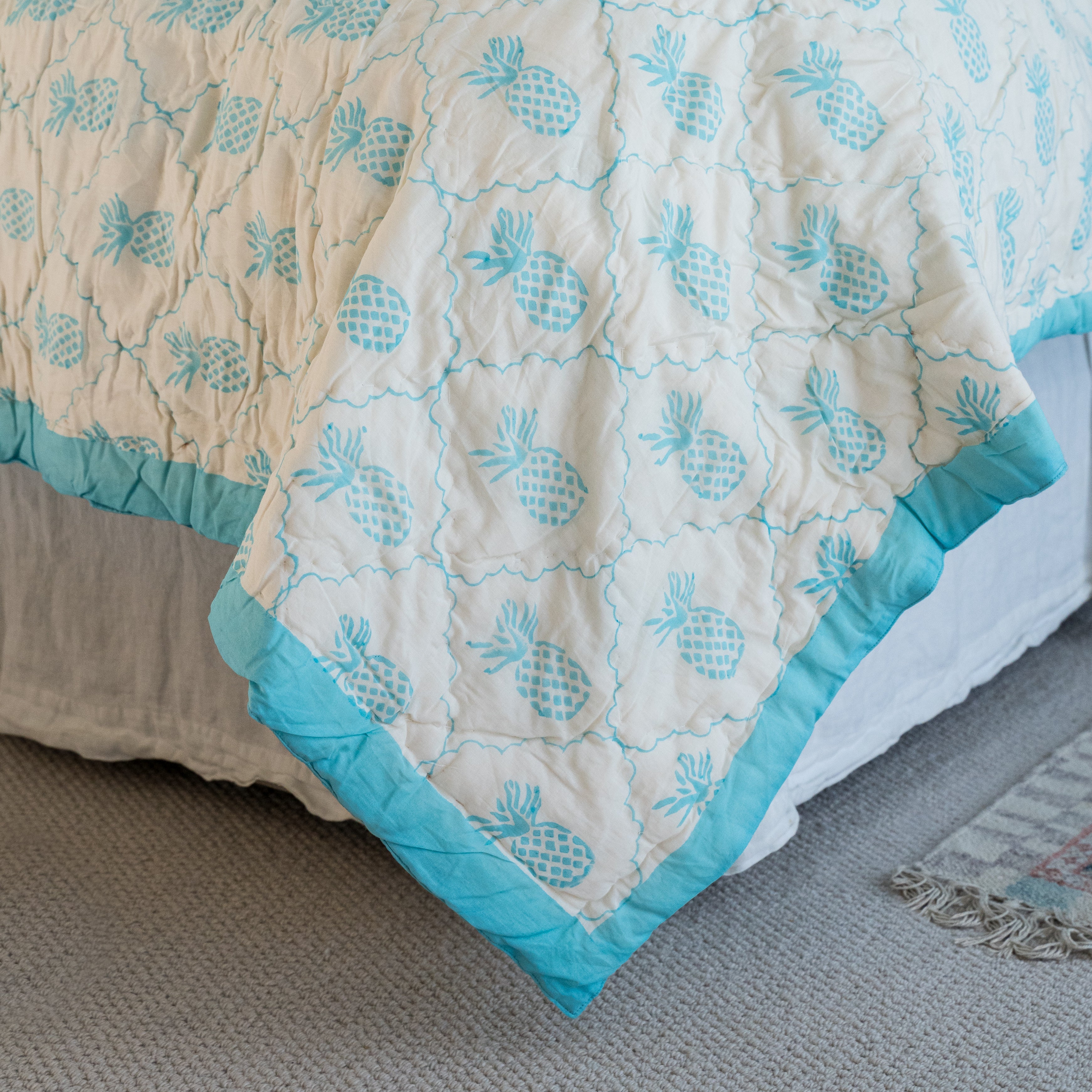 Pineapple Quilt - Turquoise