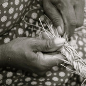 Smoke and White Sisal Lace Placemat