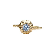 Midas Brilliant Cut Diamond Solitaire Petal Ring