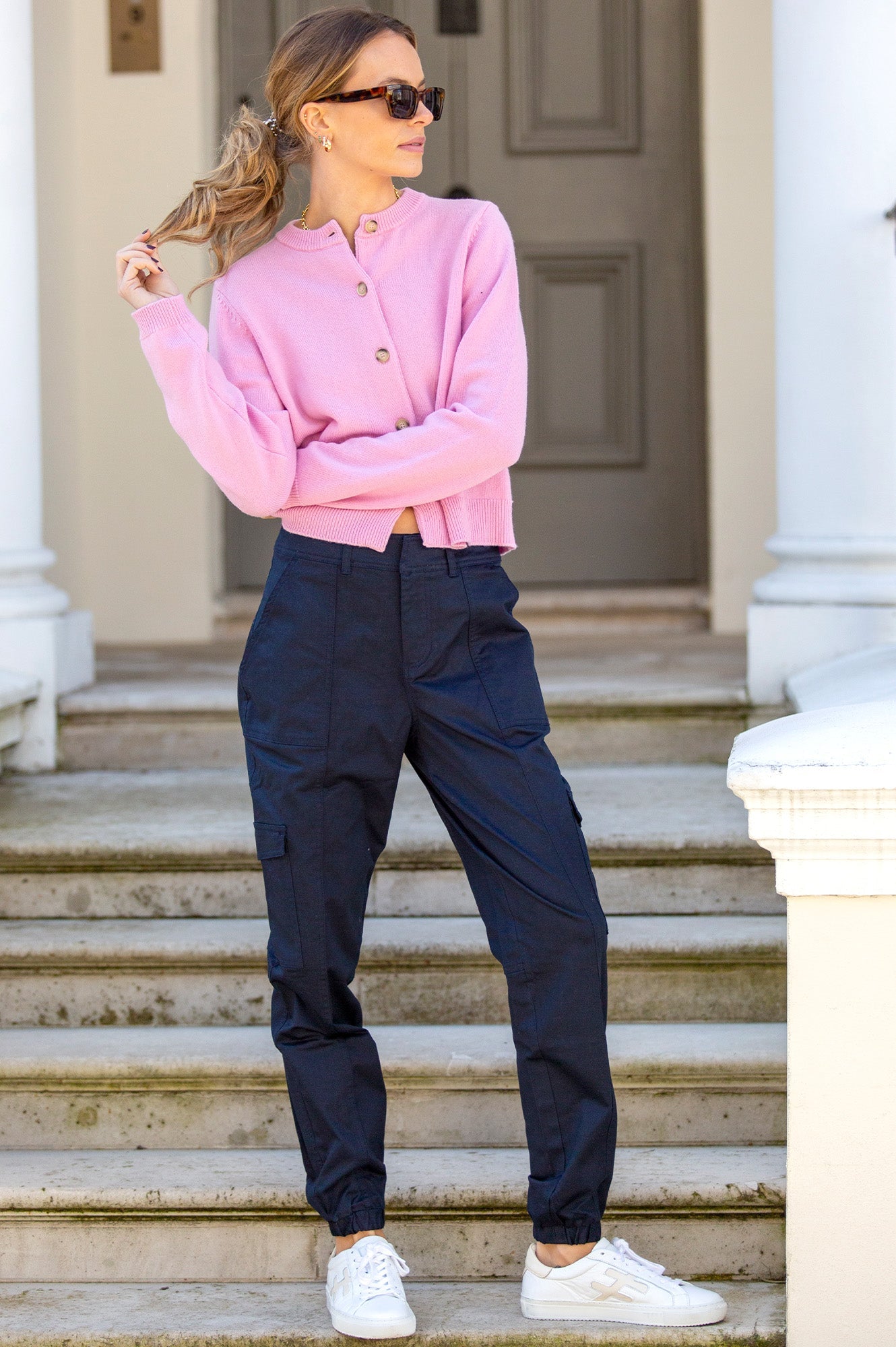 Brittany Cardigan | Pink