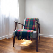 100% Recycled Wool Tartan Knee Blanket