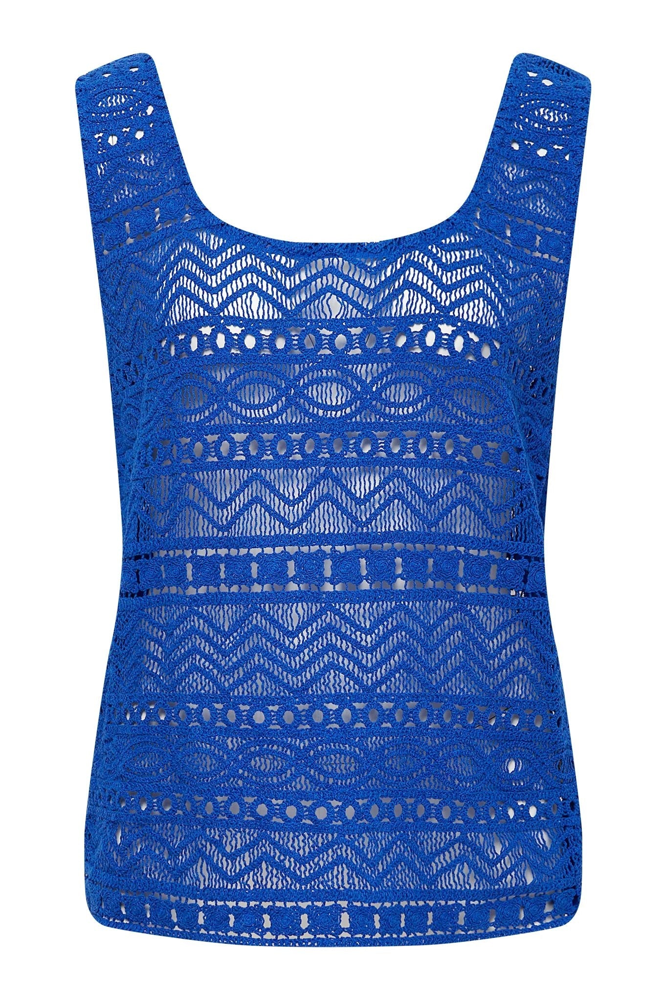 ZEE - Organic Cotton Vest Sapphire Blue