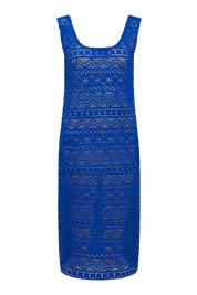 LAGO - Organic Cotton Dress Sapphire Blue