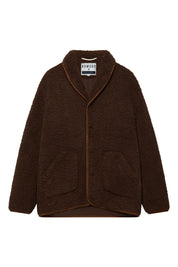 MATEO - Recycled PET Fleece Jacket Walnut